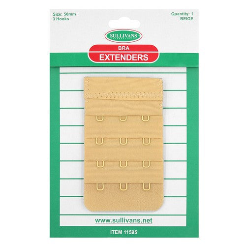 Bra Extender Beige 3 Hooks - 1 Piece Size 50mm Default Title