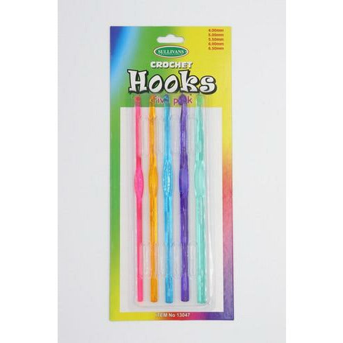 Crochet Hooks Five Pack - 4, 5, 5.5, 6 and 6.5mm Default Title