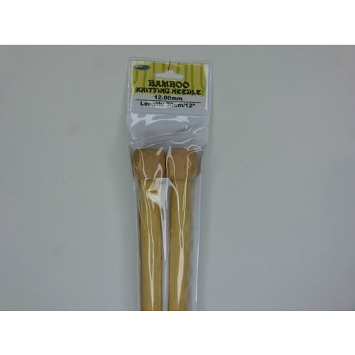 Bamboo Knitting Needle 30cm - 12mm Default Title
