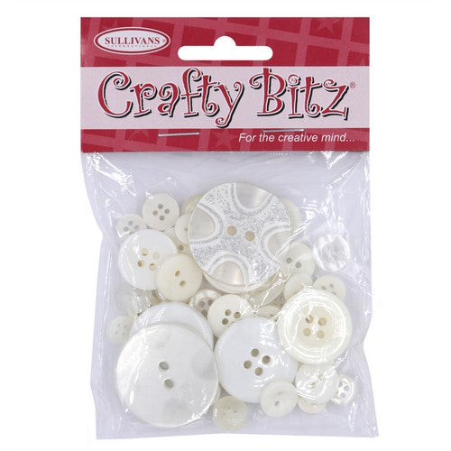 Craft Buttons Cream - Dollars and Sense