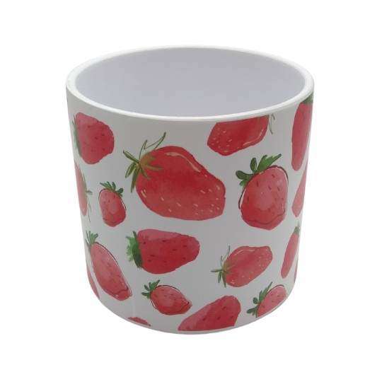 Large Pot Fruit Range 16x14cm Strawberry Design - Dollars and Sense