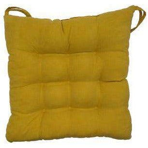 Seat Cushion 40x40cm Yellow