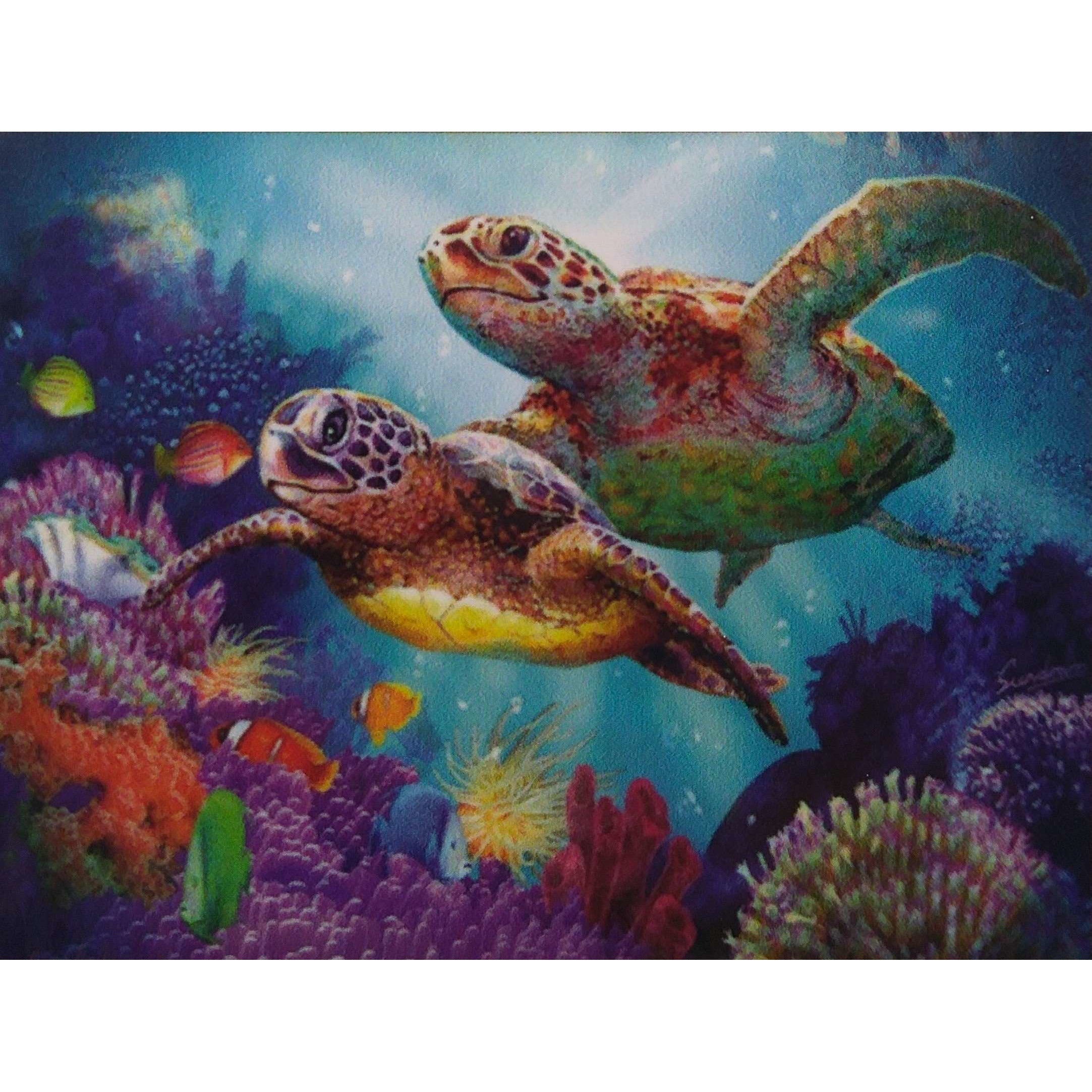 Diamond Art 30x30cm Sea Turtles