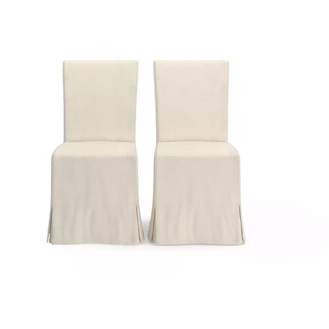 Pottery Barn Linen Look Box Chair Cover 1 Piece