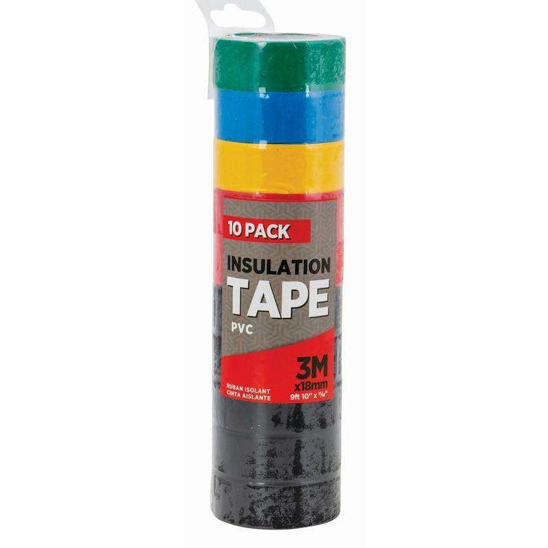 Insulating Tape 3mtrx18mm 10Pk - Dollars and Sense