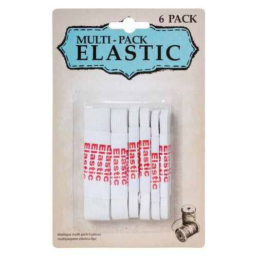 Elastic Multi Pack - 6 Piece Assorted Set - Dollars and Sense