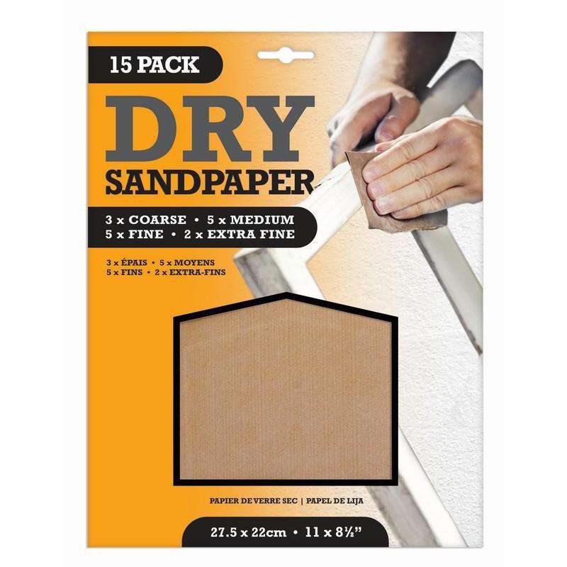 Dry Sandpaper - 15 Pack - Dollars and Sense