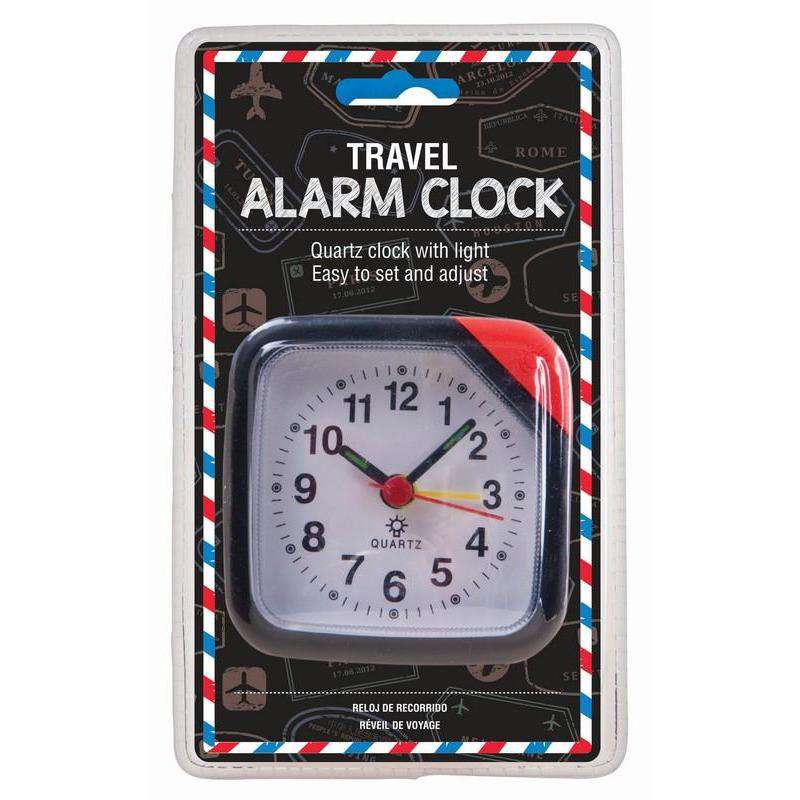 Travel Alarm Clock 3Asst - Dollars and Sense