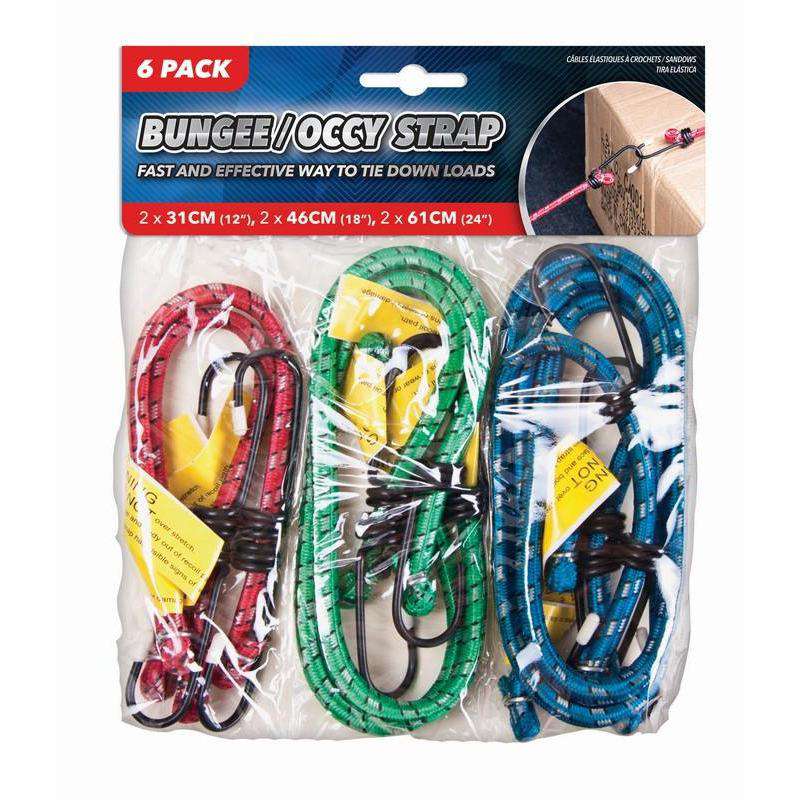 Bungee Occy Strap Set 6Pk - Dollars and Sense