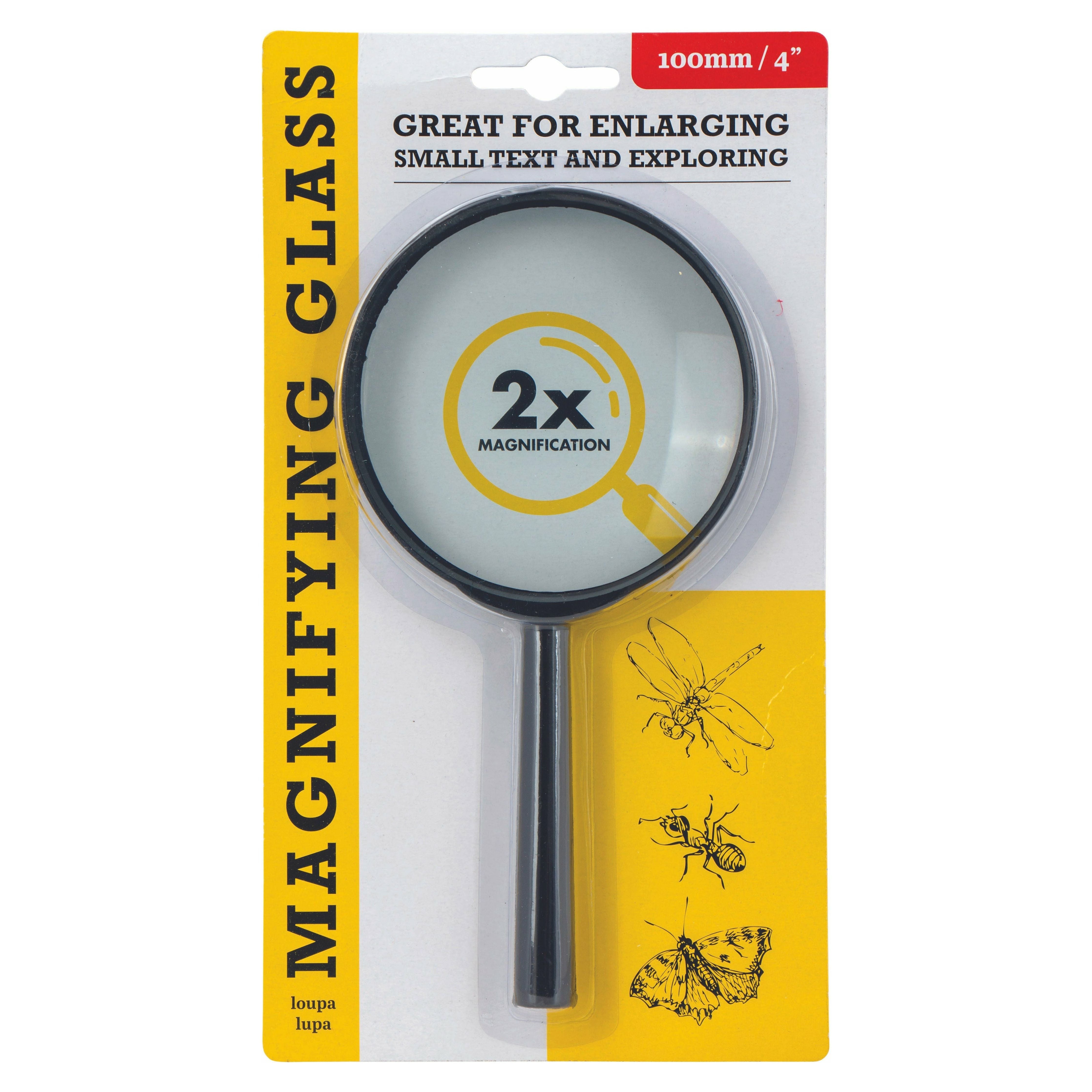 Magnifying Glass - 100mm 1 Piece - Dollars and Sense