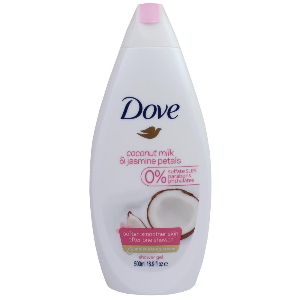 Dove Shower Gel - Coconut Milk and Jasmine Petals 500ml 1 Piece - Dollars and Sense