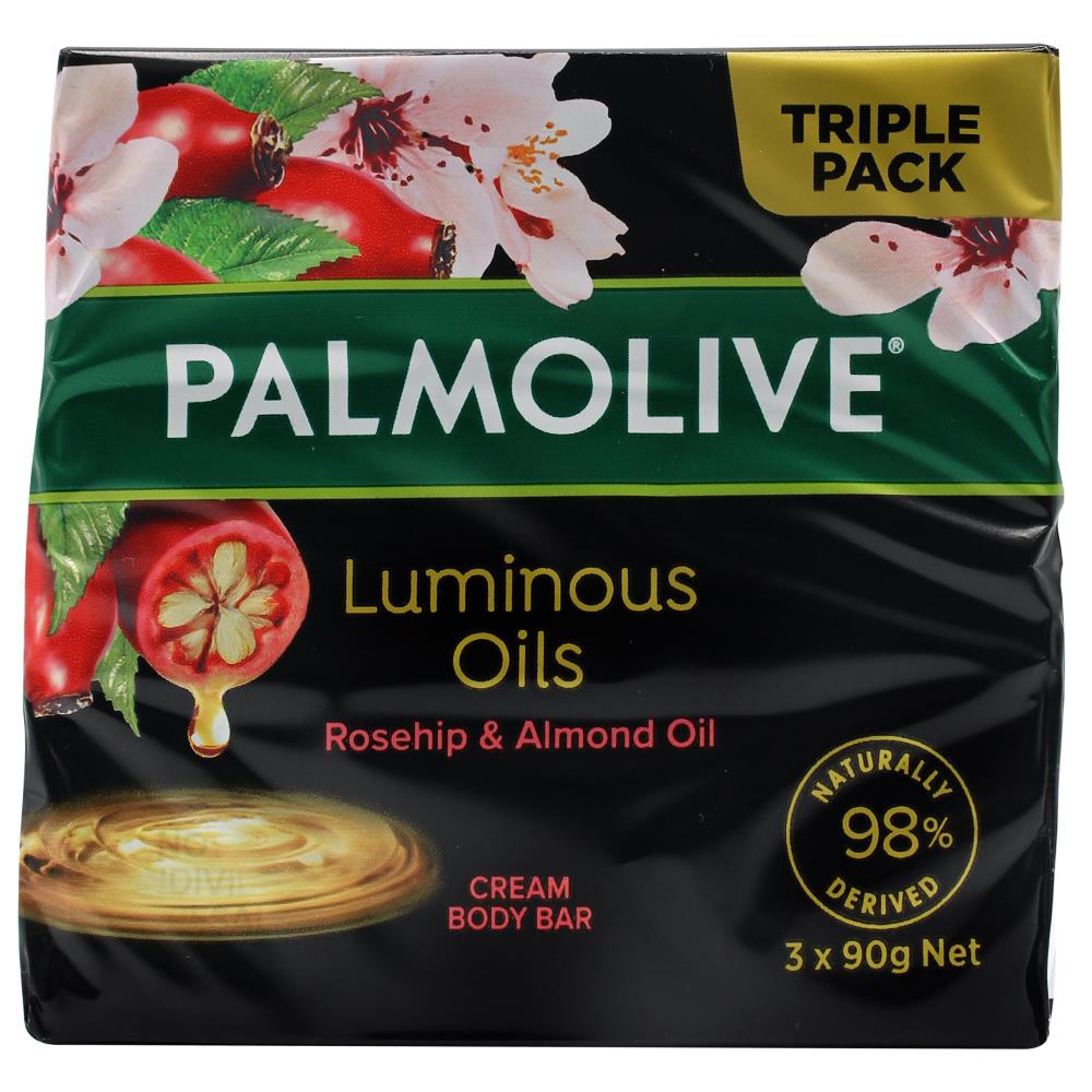 Palmolive Rosehip and Almond Oil Cream Body Bar - 3 Pack - Dollars and Sense