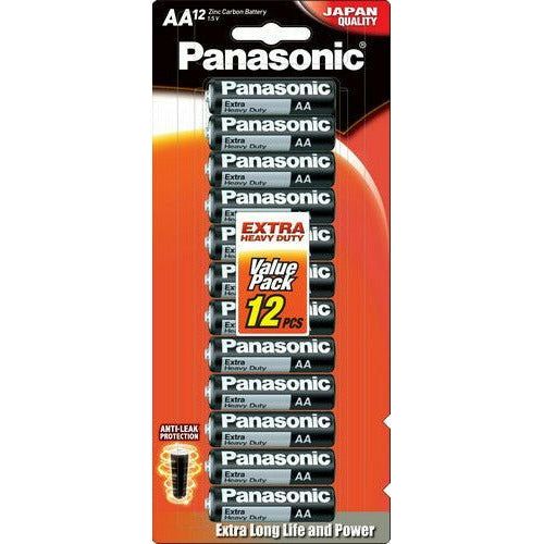 Panasonic Size AA Extra Heavy Duty - 12 Pack 1 Piece - Dollars and Sense