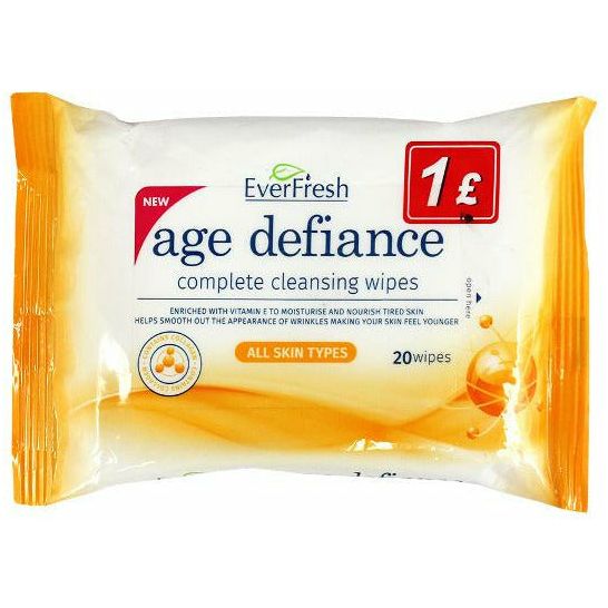 EverFresh Age Defiance Complete Cleansing Wipes - 20 Piece - Dollars and Sense