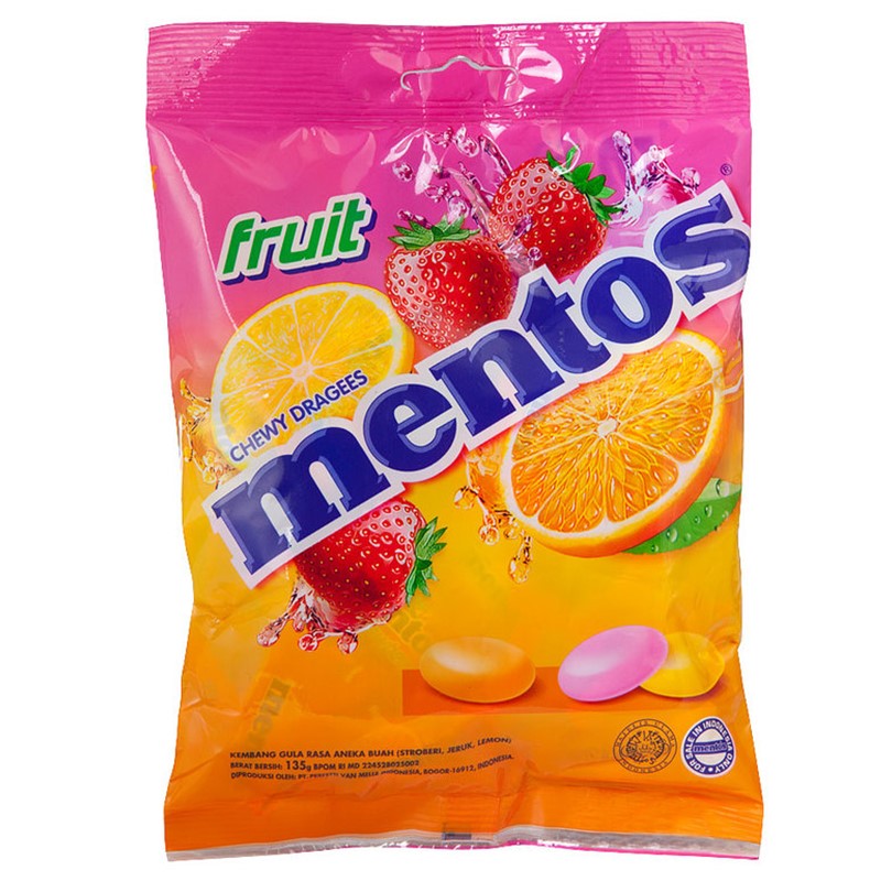 Mentos Candy Fruit - 135g - Dollars and Sense