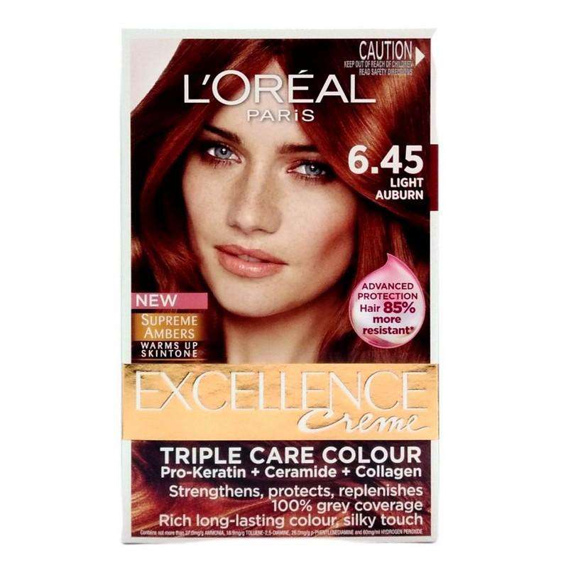 Loreal Creme Hair Colour Light Auburn - Dollars and Sense