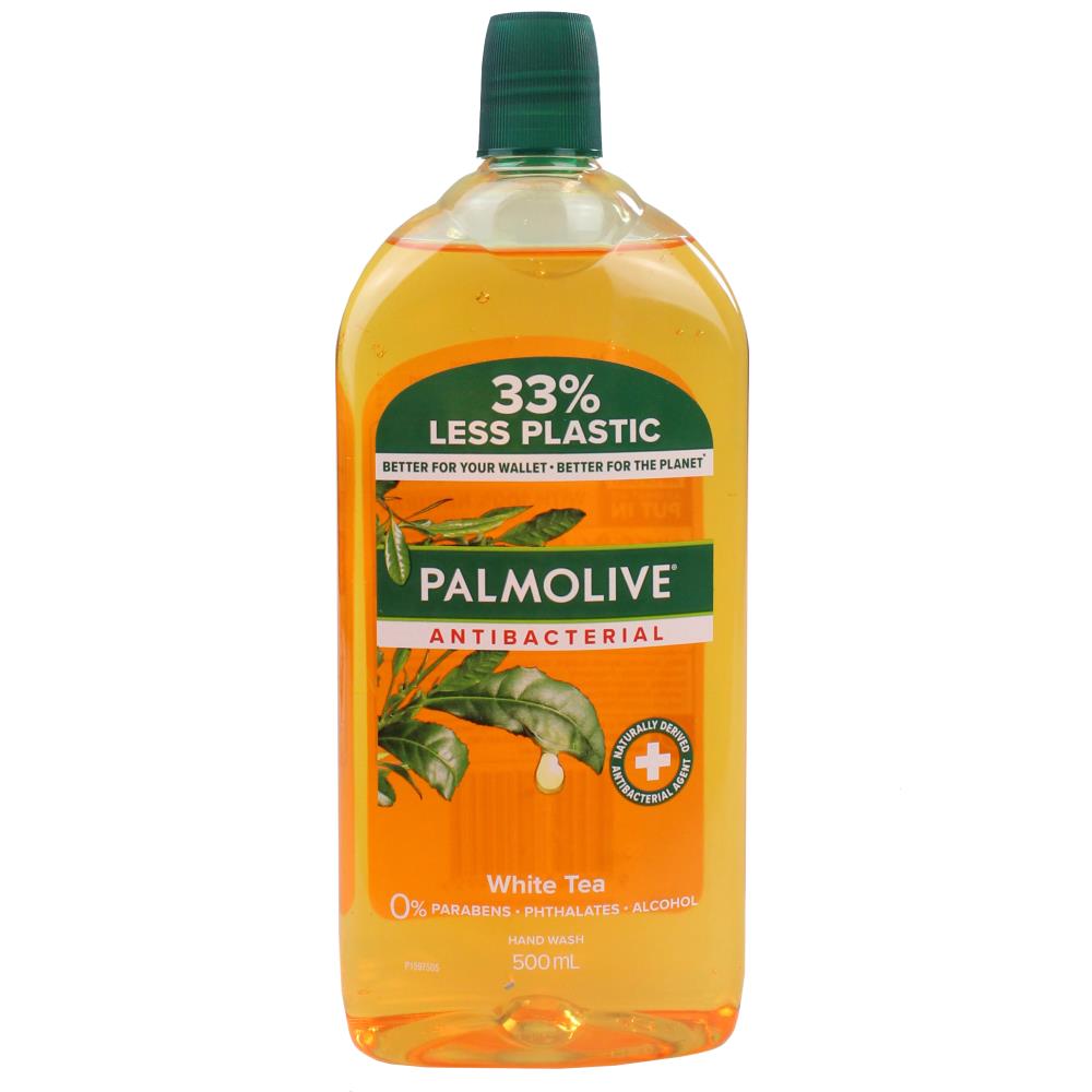 Palmolive Antibacterial Handwash Refill White Tea - 500ml 1 Piece - Dollars and Sense