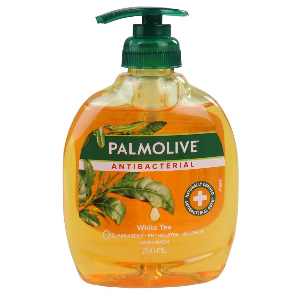 Palmolive Antibacterial Hand Wash Pump - White Tea 250ml 1 Piece - Dollars and Sense