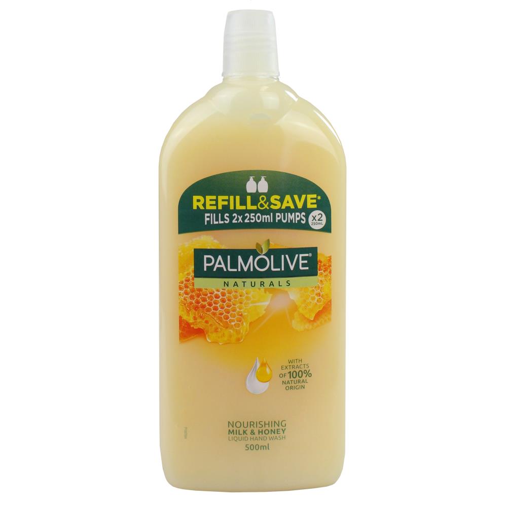 Palmolive Naturals Liquid Hand Wash Refill and Save - Milk and Honey 500ml 1 Piece - Dollars and Sense