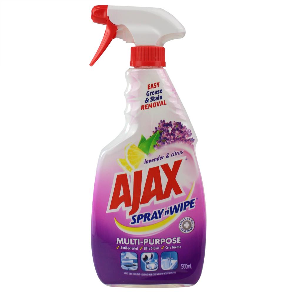Ajax Spray and Wipe Lavender and Citrus - 500ml 1 Piece - Dollars and Sense