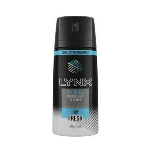 Lynx Body Spray Deodorant - Ice Chill Frozen Mint and Lemon 155ml 1 Piece - Dollars and Sense