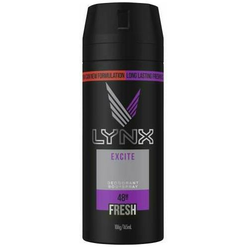 Lynx Body Spray Excite - 165ml 1 Piece - Dollars and Sense