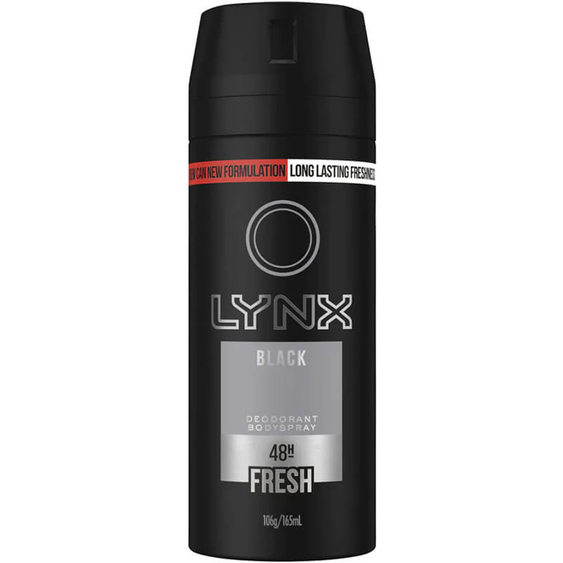 Lynx Body Spray Black - 165ml 1 Piece - Dollars and Sense
