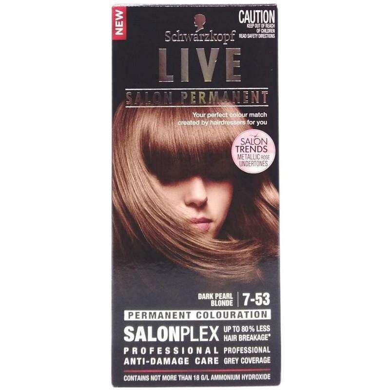 Schwarzkopf Live Permanent Hair Colour Pearl Blonde - Dollars and Sense