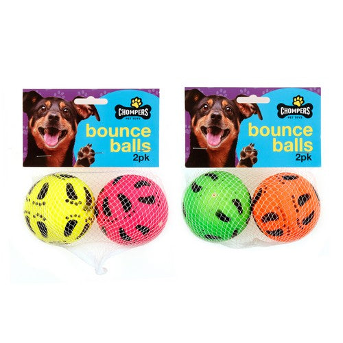 Bounce Balls Pet Toy - 2 Pack 1 Piece Assorted - Dollars and Sense
