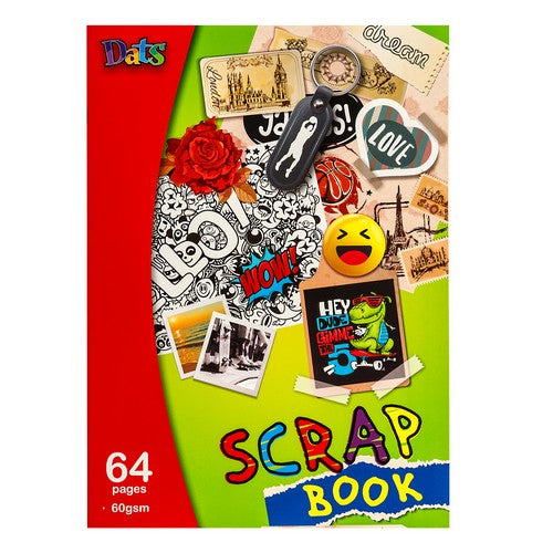 Scrap Book 64 Pages - 240x335mm Portrait 1 Piece - Dollars and Sense