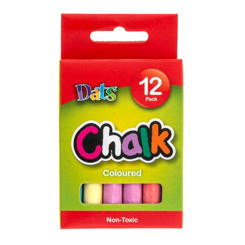 Chalk Coloured - 12 Pack 1 Piece - Dollars and Sense