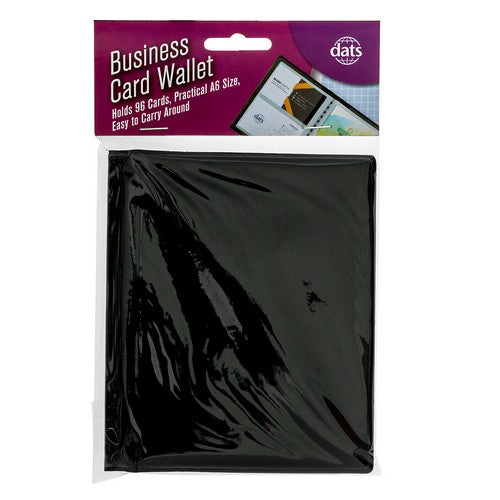 Business Card Wallet 96 Cards A6 - 1 Piece - Dollars and Sense