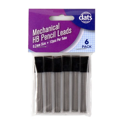 Mechanical HB Pencil Leads - 0.7mm 6 Pack 1 Piece - Dollars and Sense