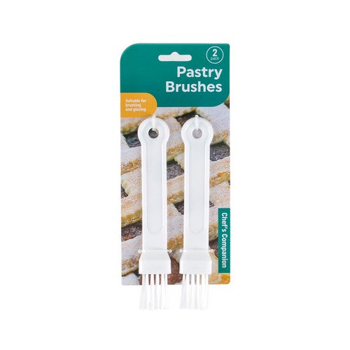 Pastry Brushes Plastic White - 17.5cm 2 Pack 1 Piece - Dollars and Sense