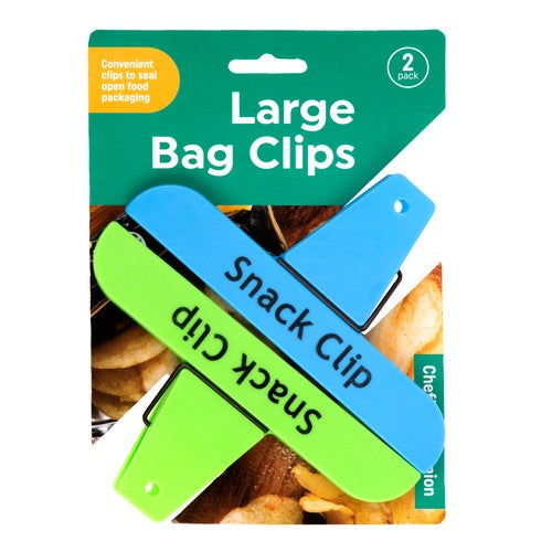 Large Plastic Bag Clips - 2 Pack 1 Piece - Dollars and Sense