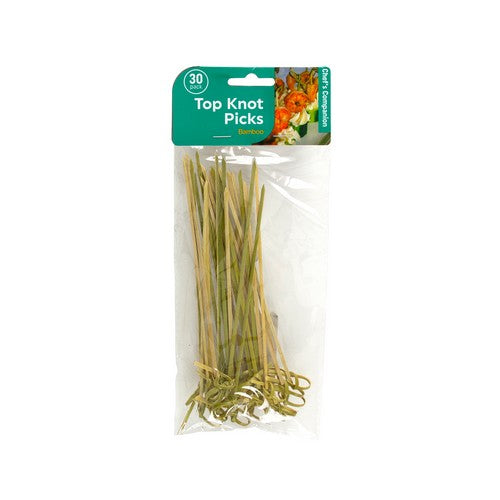 Top Knot Skewer Picks Bamboo - 15cm 30 Pack 1 Piece - Dollars and Sense