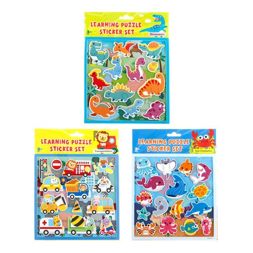 Kids Learning Puzzle Sticker Set - 1 Piece Assorted - Dollars and Sense