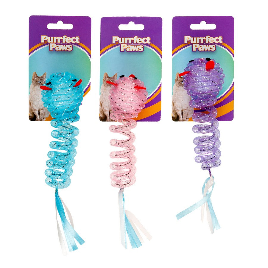 Cat Toy Spring with Tails - Dollars and Sense