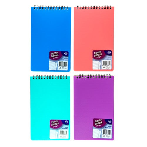 Reporter Notebook Basic - 12.5x20cm 140 Pages 1 Piece Assorted - Dollars and Sense
