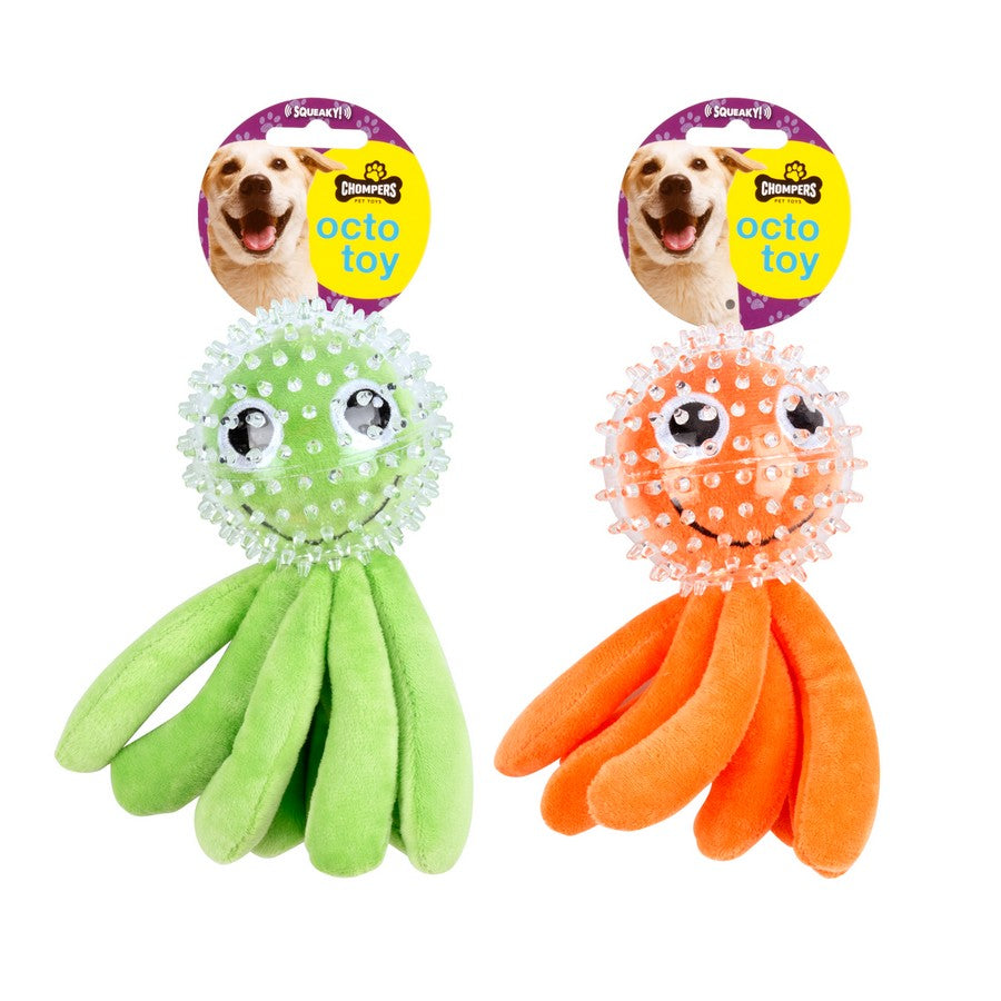 Dog Toy Squeaky Octopus - Dollars and Sense