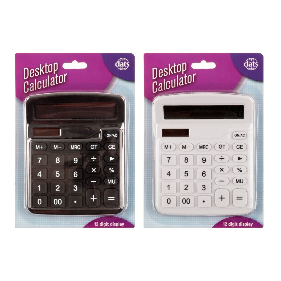 Desktop Calculator 12 Digit Display - Dollars and Sense