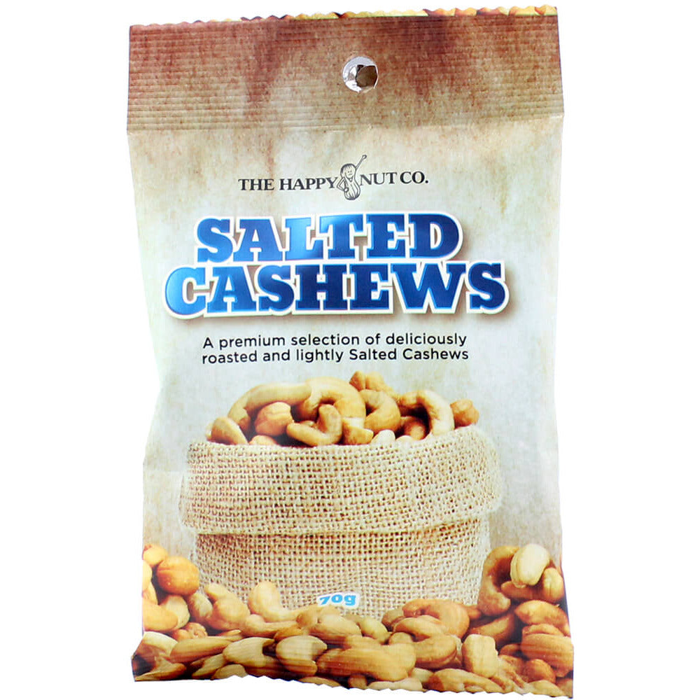 The Happy Nut Co. Salted Cashews Bag - Dollars and Sense