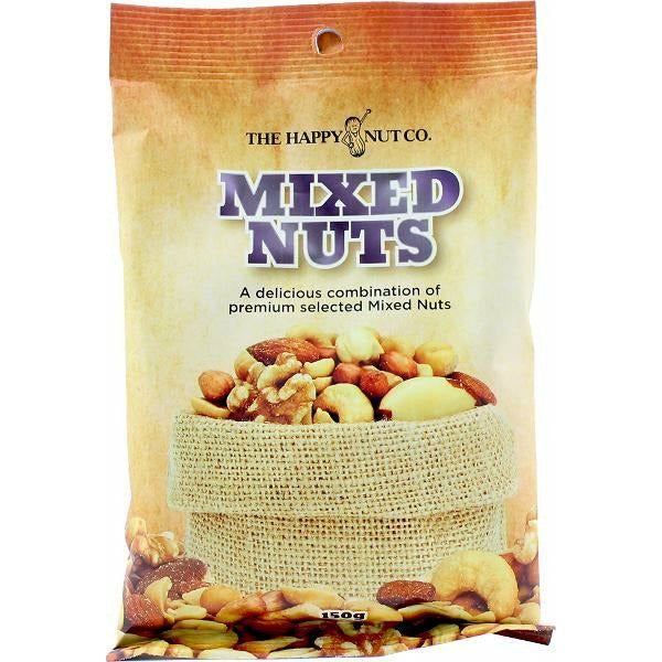 Happy Nut Co. Mixed Nuts Bag - 150g 1 Piece - Dollars and Sense