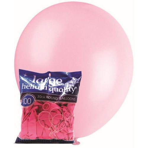 Pink - 100 x 30cm (12) Decorator Balloons