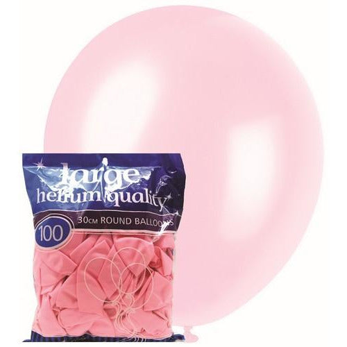 Baby Pink - 100 x 30cm (12) Decorator Balloons