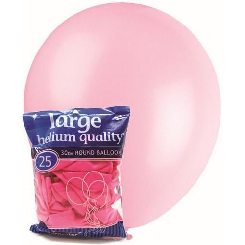 Pink - 25 x 30cm (12) Decorator Balloons