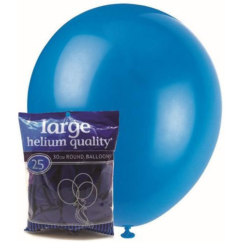 Royal Blue - 25 x 30cm (12) Decorator Balloons