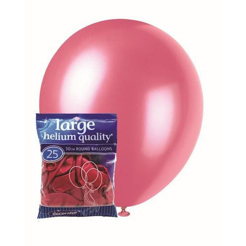 Bubblegum Pink - 25 x 30cm (12) Decorator Balloons