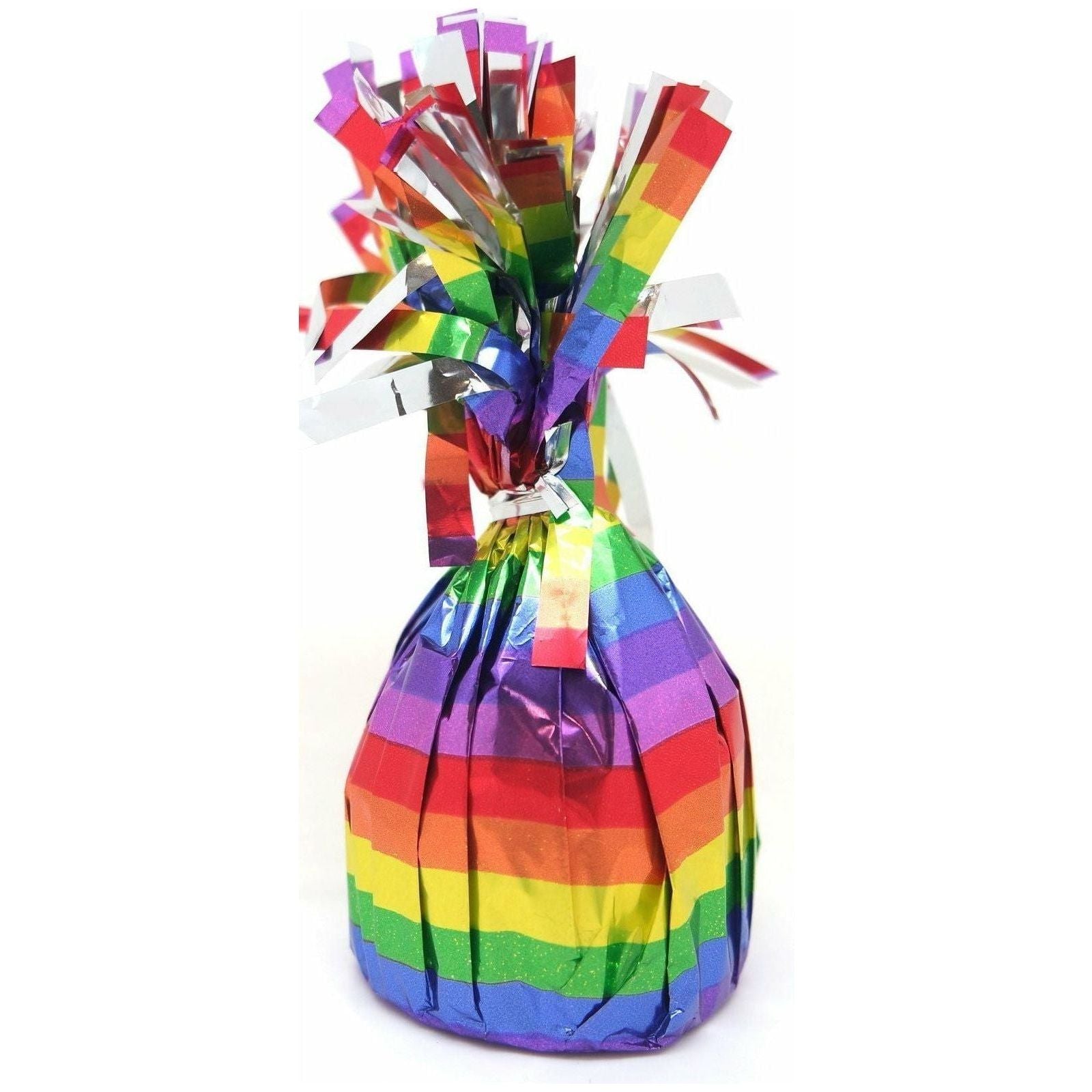 Rainbow Foil Balloon Weight - Dollars and Sense