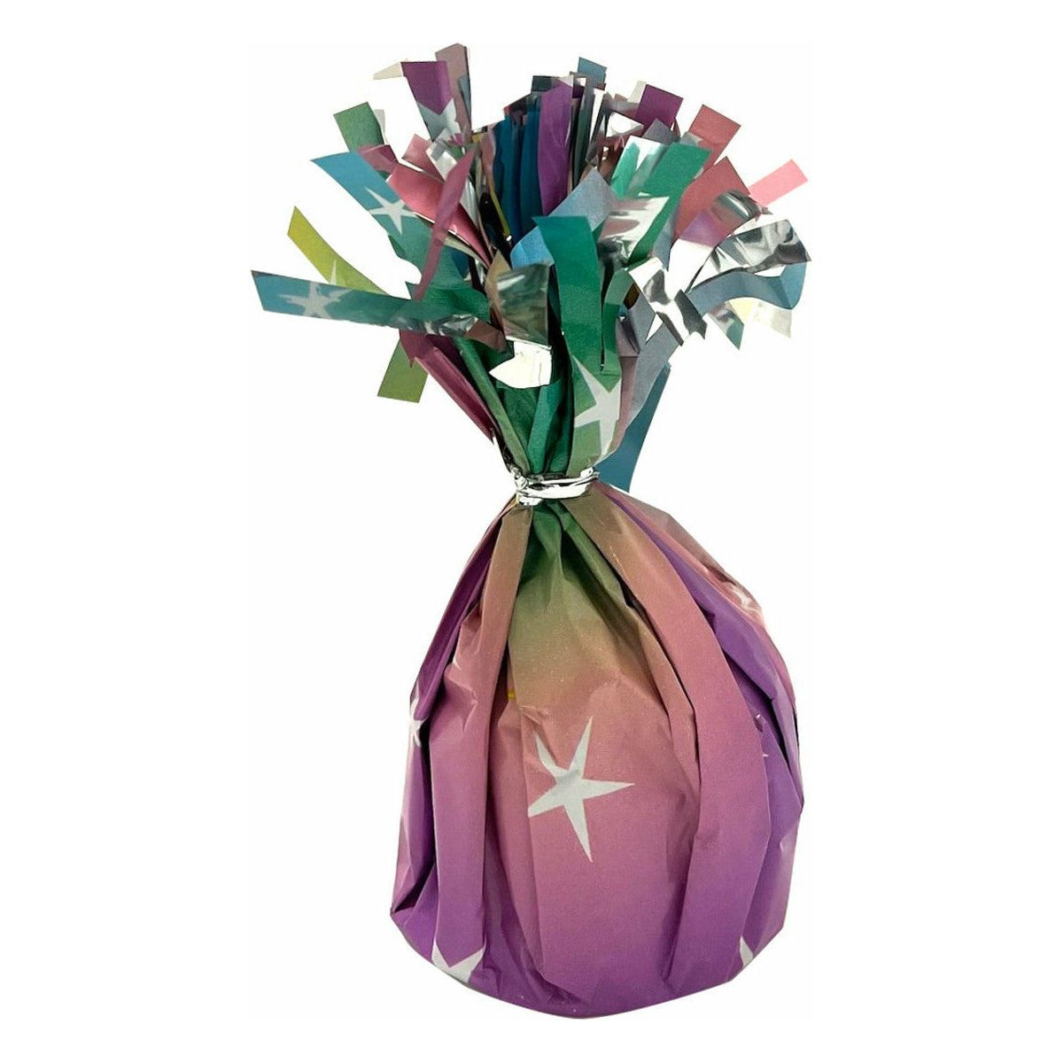 Foil Balloon Weight Pastel Rainbow Stars - 1 Piece - Dollars and Sense